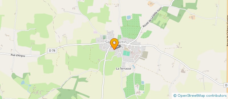 localisation de l'entreprise ASSOCIATION GENERATION DANCE-MUSIC  SEGRE-EN-ANJOU BLEU