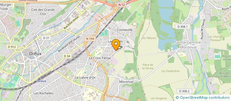 localisation de l'entreprise ASSOCIATION GENERATION INITIATIVES à DREUX