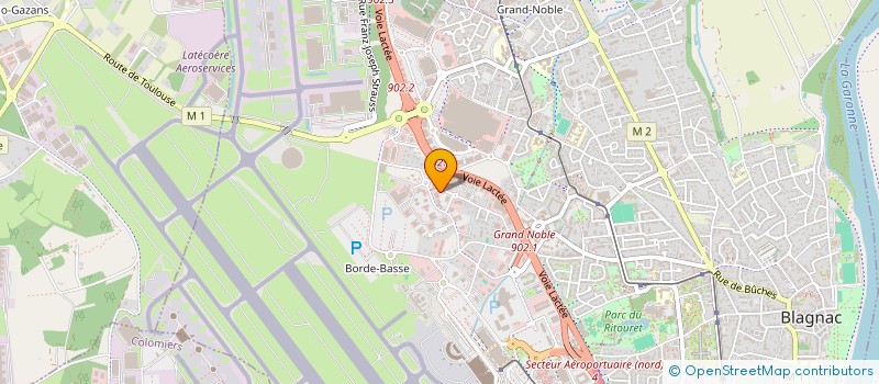 localisation de l'entreprise ASSOCIATION GENERATION NOUVELLE  BLAGNAC