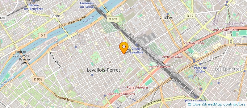 localisation de l'entreprise ASSOCIATION GENERATION OUTRE MER à LEVALLOIS-PERRET
