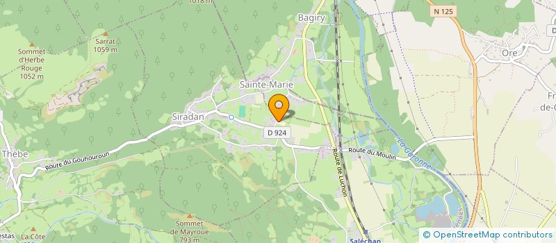 localisation de l'entreprise ASSOCIATION GENERATION PART'AGEE  SIRADAN