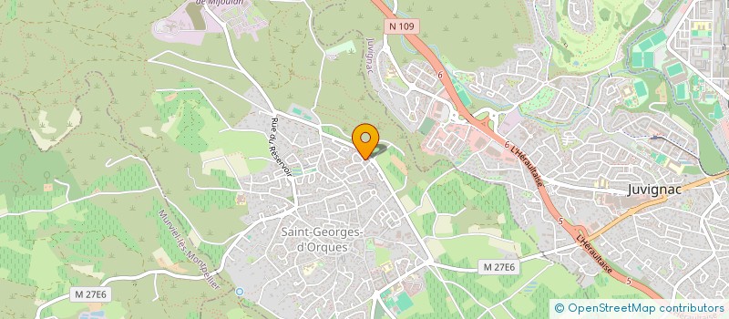 localisation de l'entreprise ASSOCIATION GENERATIONS ESPOIR ET DEVELOPPEMENT  SAINT-GEORGES-D'ORQUES