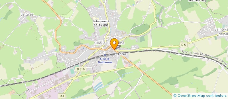 localisation de l'entreprise ASSOCIATION GENERATIONS MOUVEMENT DU PAYS DE SILLE LE GUILLAUME à SILLE-LE-GUILLAUME