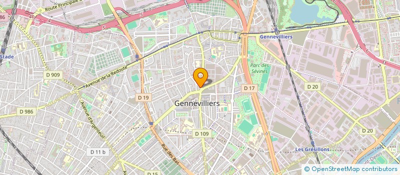 localisation de l'entreprise ASSOCIATION GENNEVILLIERS 1995 à GENNEVILLIERS