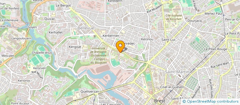localisation de l'entreprise ASSOCIATION GEOARCHI à BREST