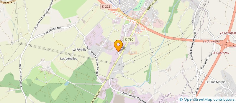 localisation de l'entreprise ASSOCIATION GEOCA ST BRIEUC  PLOUFRAGAN