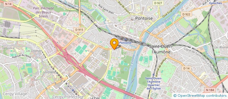 localisation de l'entreprise ASSOCIATION GEPTAS à PONTOISE