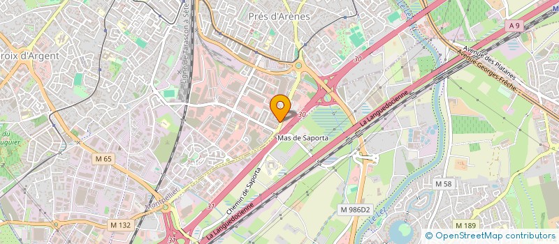localisation de l'entreprise ASSOCIATION GERANTO SUD à MONTPELLIER
