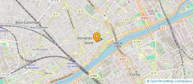 localisation de l'entreprise ASSOCIATION GERONTOLOGIQUE D ASNIERES SUR SEINE ET DE BOIS COLOMBES à ASNIERES-SUR-SEINE
