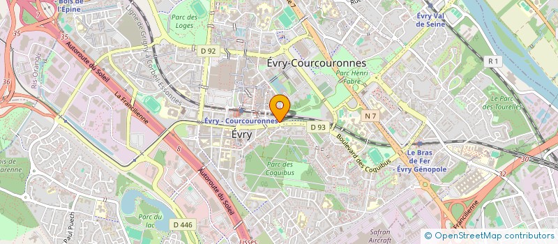 localisation de l'entreprise ASSOCIATION GERPISA à EVRY-COURCOURONNES