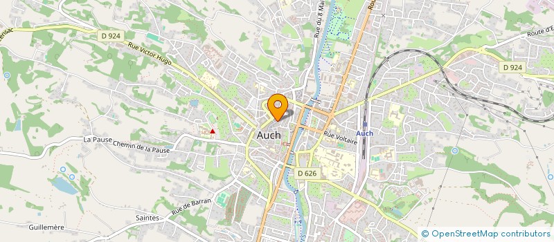 localisation de l'entreprise ASSOCIATION GERSOISE CULTURE BIBLIOTHEQU  AUCH