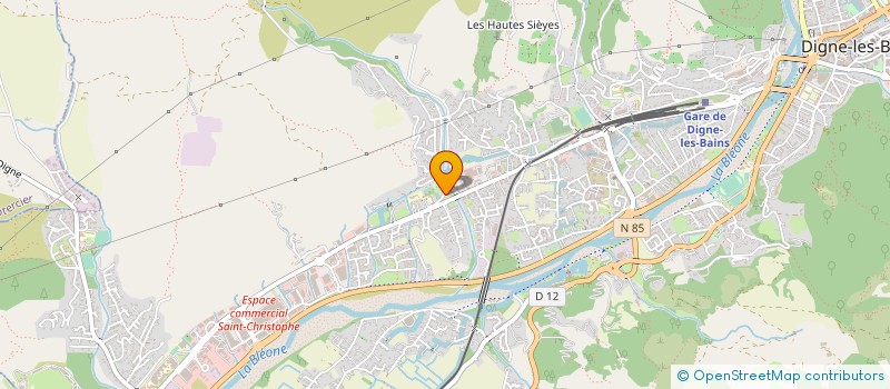 localisation de l'entreprise ASSOCIATION GESFORM à DIGNE-LES-BAINS