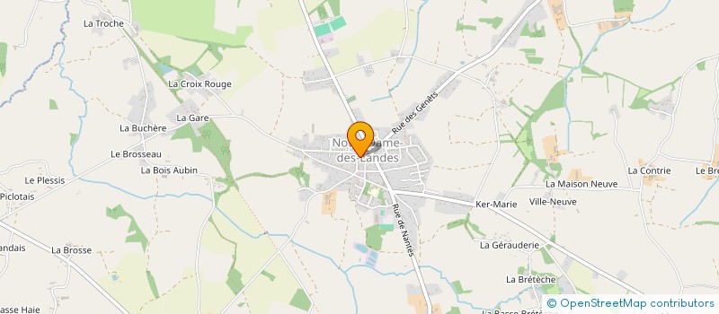 localisation de l'entreprise ASSOCIATION GESTION CANTINE DU GAVRE à LE GAVRE