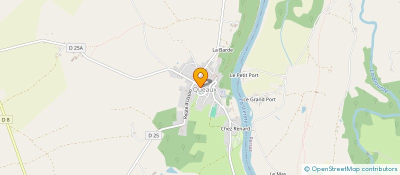 localisation de l'entreprise ASSOCIATION GESTION CANTINE SCOLAIRE à QUEAUX