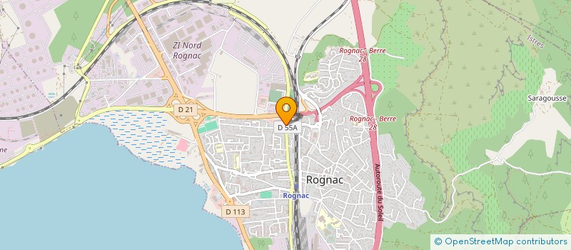 localisation de l'entreprise ASSOCIATION GESTION CANTINES SCOLAIRES à ROGNAC