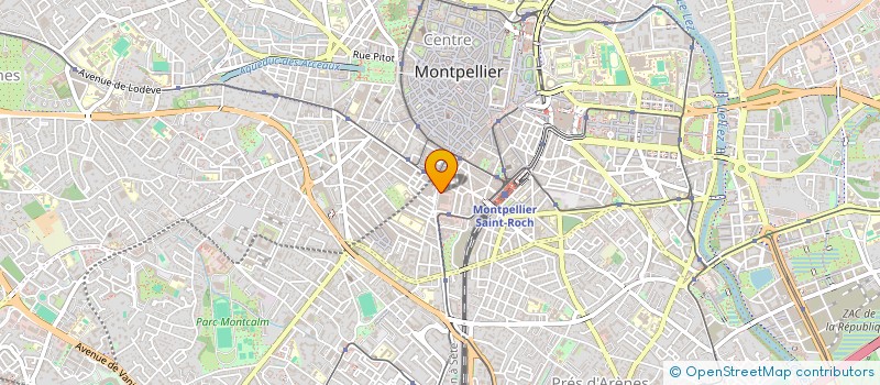 localisation de l'entreprise ASSOCIATION GESTION CENTRES VACANCES PTT à MONTPELLIER