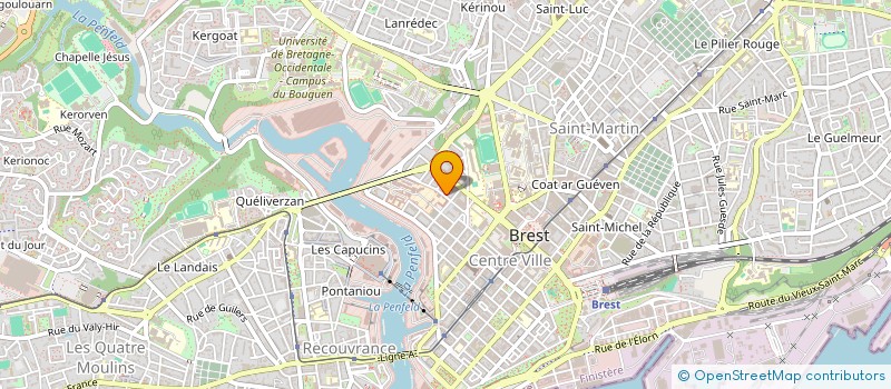 localisation de l'entreprise ASSOCIATION GESTION DES EQUIPEMENTS DU PARTI SOCIALISTE à BREST