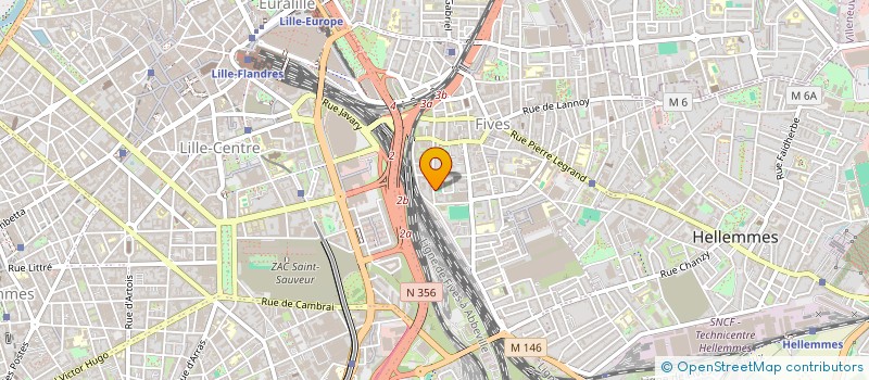 localisation de l'entreprise ASSOCIATION GESTION DES ORCHIDEES à LILLE