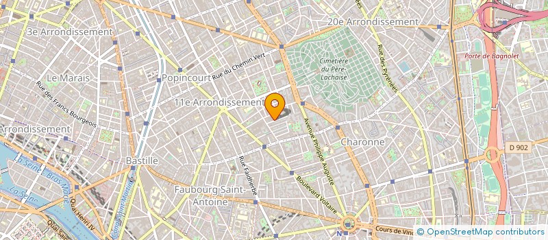 localisation de l'entreprise ASSOCIATION GESTION ECOLE L EVEIL à PARIS