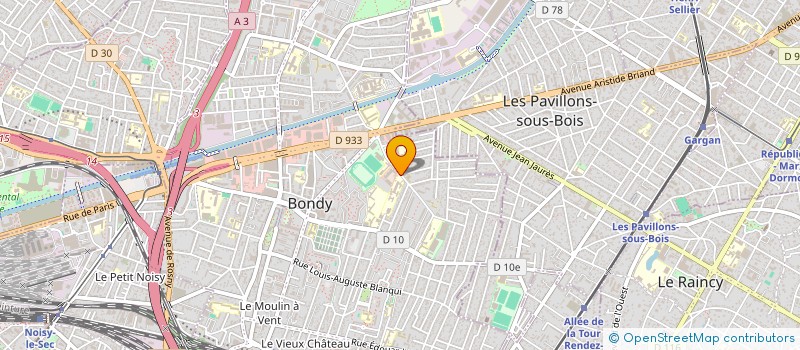localisation de l'entreprise ASSOCIATION GESTION ETS ASSOMPTION BONDY à BONDY
