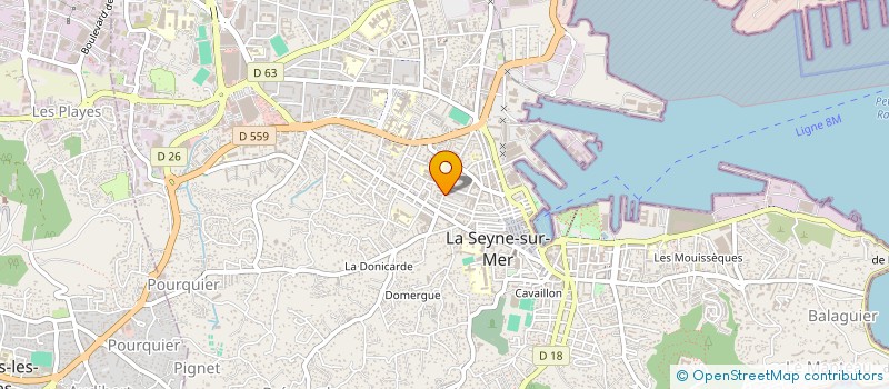 localisation de l'entreprise ASSOCIATION GESTION METEORE EXTENSION à LA SEYNE-SUR-MER