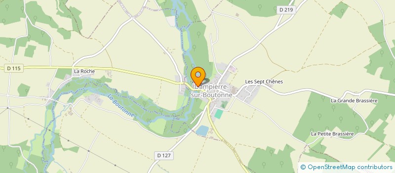 localisation de l'entreprise ASSOCIATION GESTION PATRIMOINE CHATEAU DE DAMPIERRE  DAMPIERRE-SUR-BOUTONNE