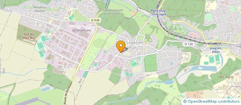 localisation de l'entreprise ASSOCIATION GESTIONNAIRE DE L'ECOLE DE LA 2E CHANCE DES YVELINES  TRAPPES