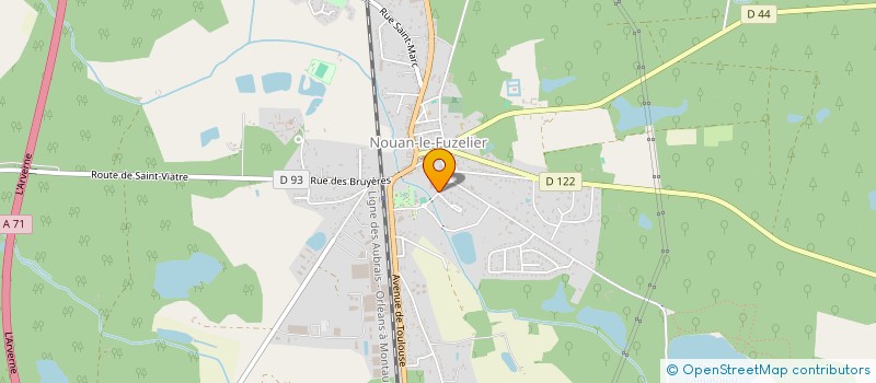localisation de l'entreprise ASSOCIATION GESTIONNAIRE DE LA MARPA à NOUAN-LE-FUZELIER