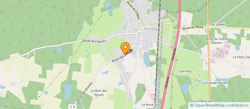 localisation de l'entreprise ASSOCIATION GESTIONNAIRE DE LA MARPA à THEILLAY