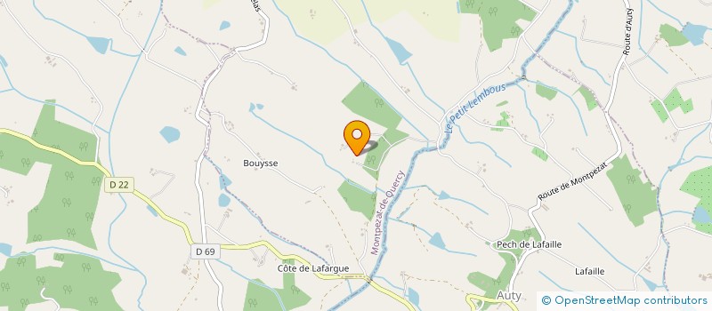 localisation de l'entreprise ASSOCIATION GESTIONNAIRE DE LA MARPA DE MONTALZAT  MONTALZAT