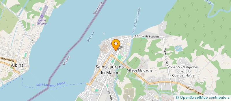 localisation de l'entreprise ASSOCIATION GESTIONNAIRE DU CENTRE SCOLAIRE ET EDUCATIF LASALLE à SAINT-LAURENT-DU-MARONI