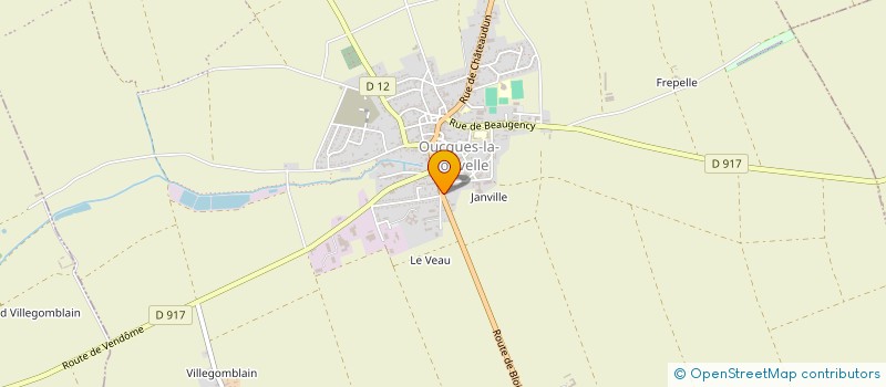 localisation de l'entreprise ASSOCIATION GESTIONNAIRE LE CLAIR LOGIS  OUCQUES LA NOUVELLE