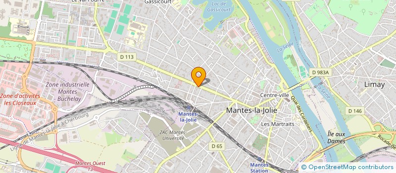 localisation de l'entreprise ASSOCIATION GETHSEMANE  MANTES-LA-JOLIE