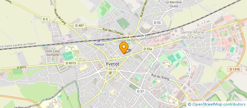 localisation de l'entreprise ASSOCIATION GINCAUX à YVETOT