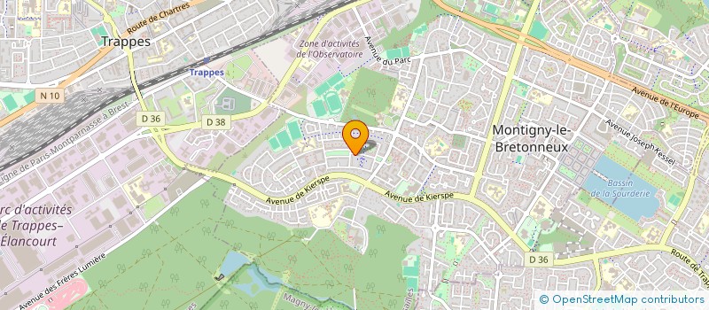 localisation de l'entreprise ASSOCIATION GINUX à MONTIGNY-LE-BRETONNEUX