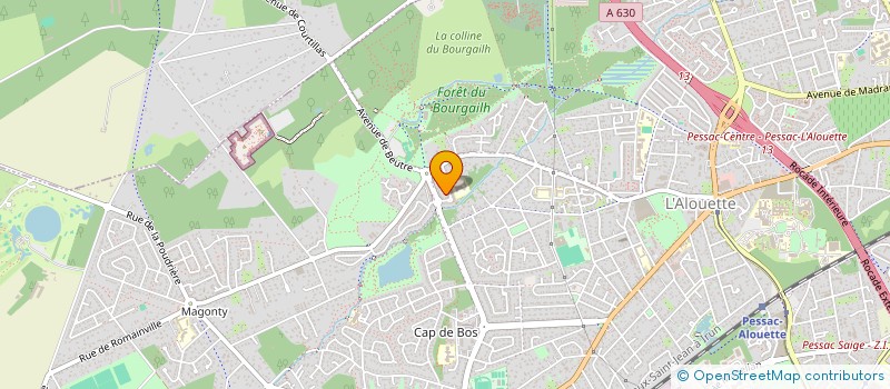 localisation de l'entreprise ASSOCIATION GIRONDE EFFETS SPECIAUX  PESSAC