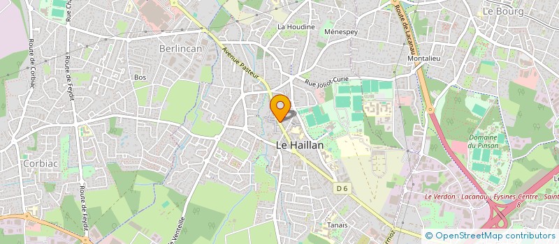 localisation de l'entreprise ASSOCIATION GIRONDINE ORTHOPHONIE PREVENTION ACTION LANGAGE à LE BOUSCAT