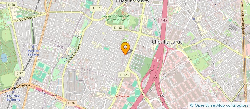 localisation de l'entreprise ASSOCIATION GIVE ME 5 COVERBAND  CHEVILLY-LARUE