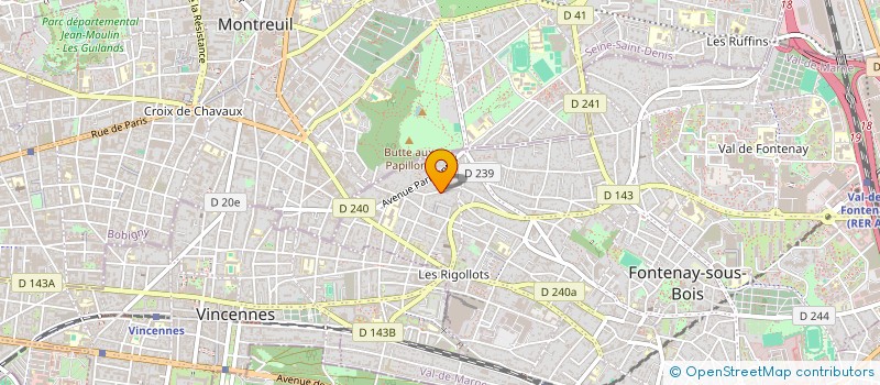 localisation de l'entreprise ASSOCIATION GNOMON à FONTENAY-SOUS-BOIS