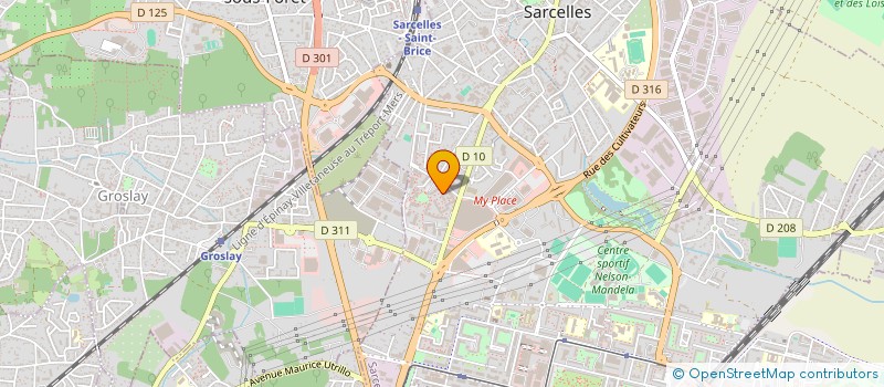 localisation de l'entreprise ASSOCIATION GOBANI à SARCELLES