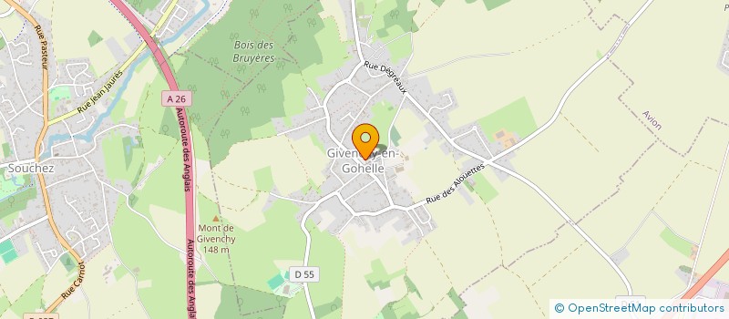 localisation de l'entreprise ASSOCIATION GOHELLODIE à GIVENCHY-EN-GOHELLE