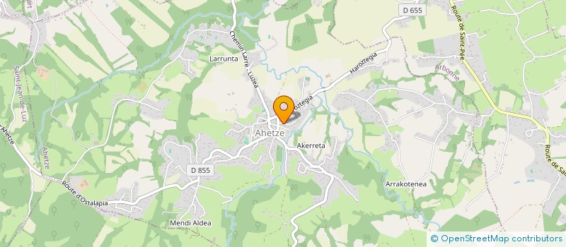 localisation de l'entreprise ASSOCIATION GOIZIK  AHETZE