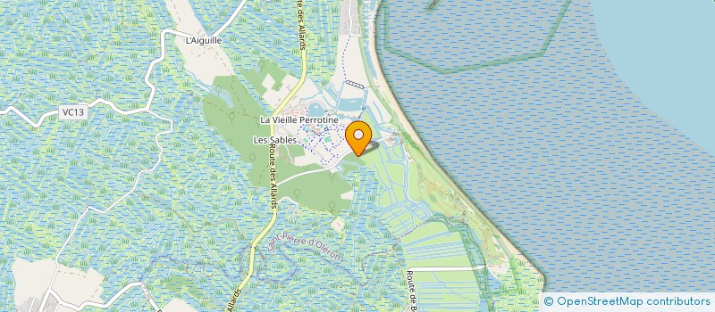 localisation de l'entreprise ASSOCIATION GOLF CLUB D'OLERON  SAINT-PIERRE-D'OLERON