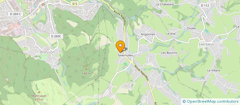 localisation de l'entreprise ASSOCIATION GOLF DE BRESSON  BRESSON