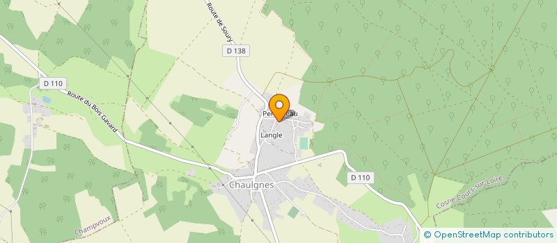 localisation de l'entreprise ASSOCIATION GONZAG !  CHAULGNES