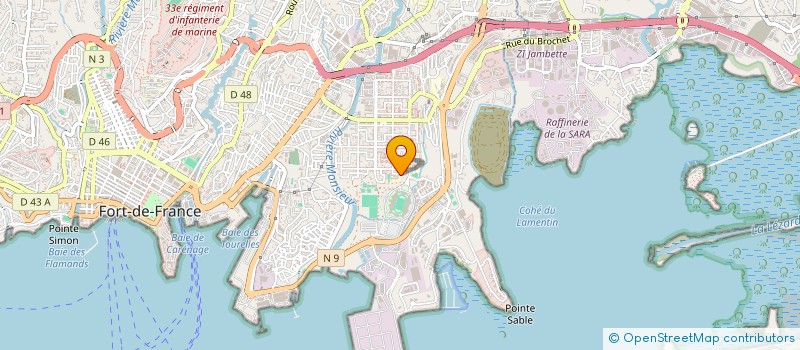 localisation de l'entreprise ASSOCIATION GOOD-LUCK VOLLEY-BALL  FORT-DE-FRANCE