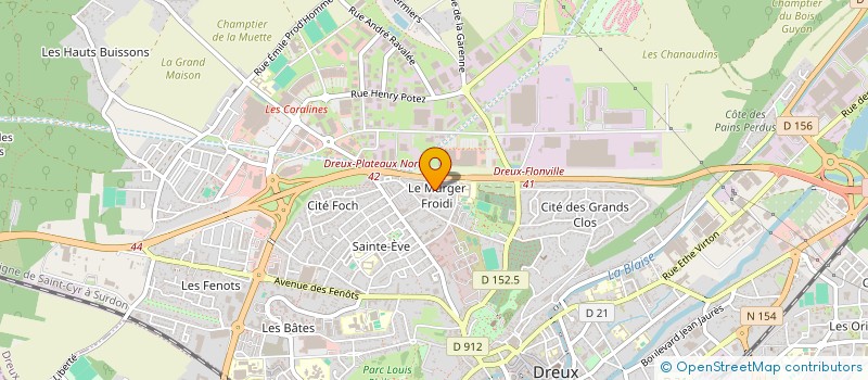 localisation de l'entreprise ASSOCIATION GOOD SOUND à DREUX