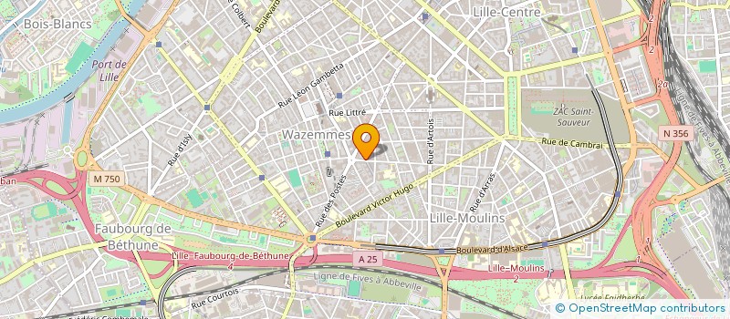 localisation de l'entreprise ASSOCIATION GORGONE à LILLE