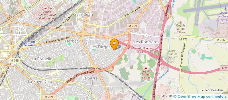 localisation de l'entreprise ASSOCIATION GORINKAN  CLERMONT-FERRAND