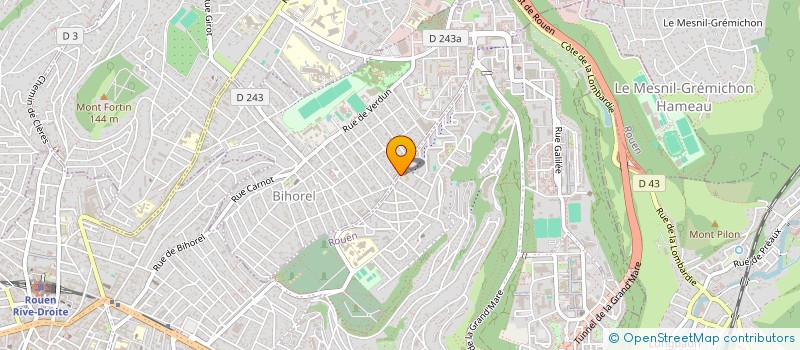 localisation de l'entreprise ASSOCIATION GOSPEL FEUILLETTE à ROUEN